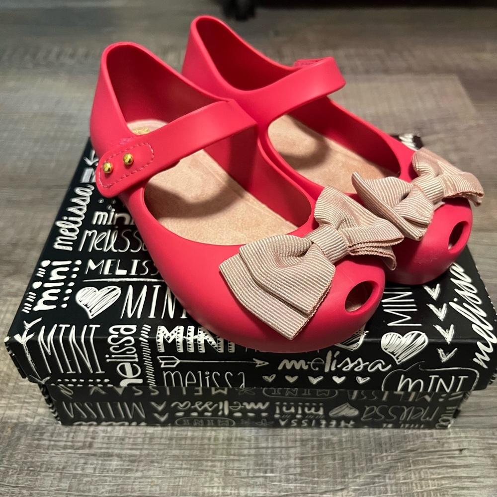 Mini Melissa Bow Toddler Flats